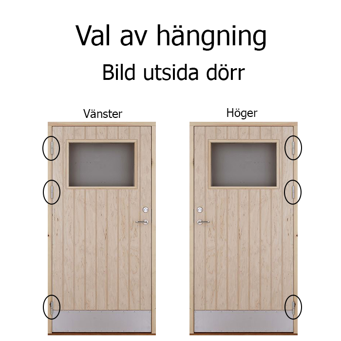 Källardörr plus liggande glas, sparkplåt - 3