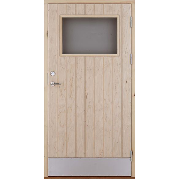 Källardörr plus liggande glas, sparkplåt - 2