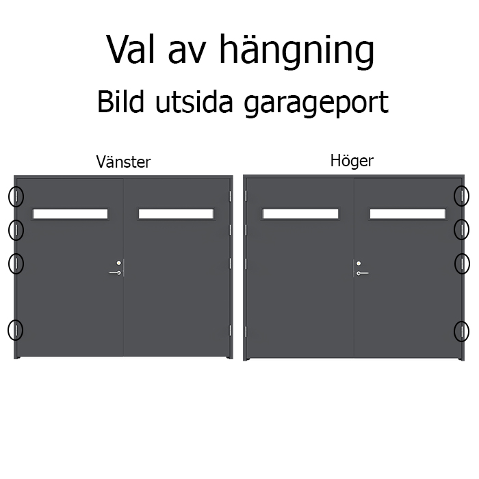 Gärde Leksandsdörren garageport - 3