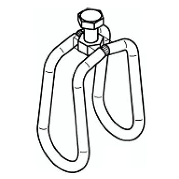 Rörkorsklammer 1" X 2"