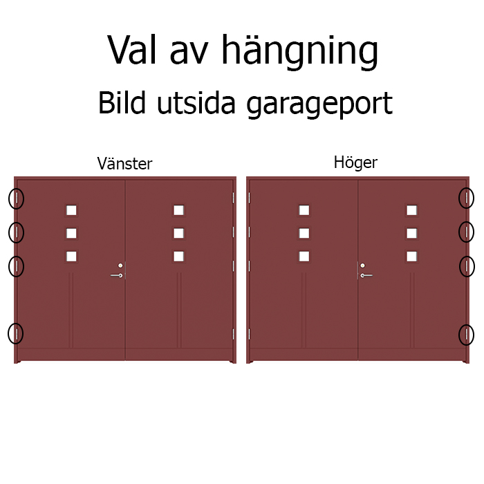 Saltö Leksandsdörren garageport - 3