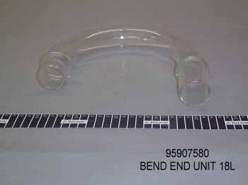 Glasrörsböj 40/34 180 Gr