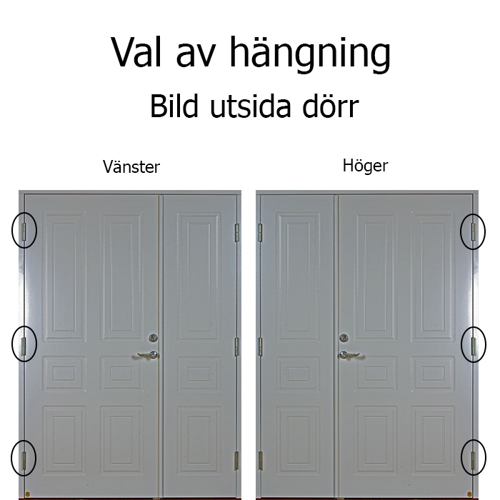 Åsleden tät Leksandsdörren parytterdörr - 3