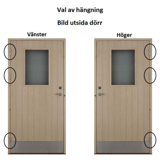 Källardörr plus med glas, sparkplåt - 5