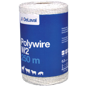 Polytråd W2, 250m, 1Cu/2SS