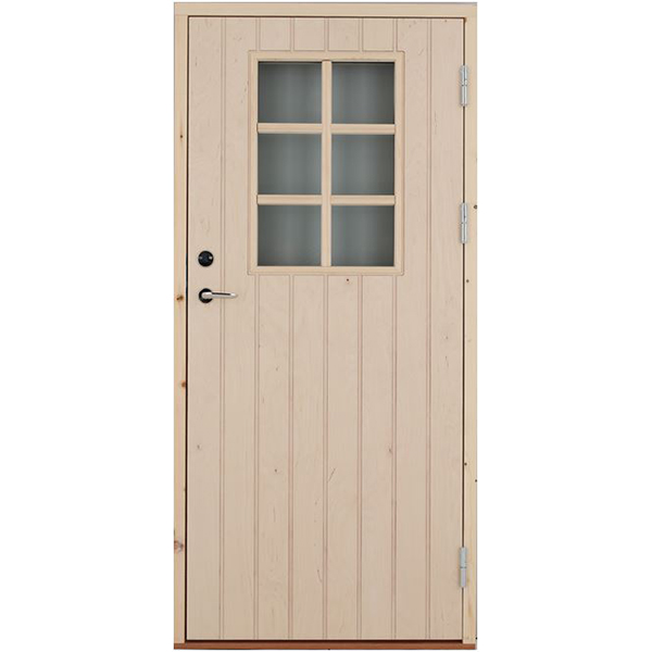 Källardörr plus med glas, spröjs - 2