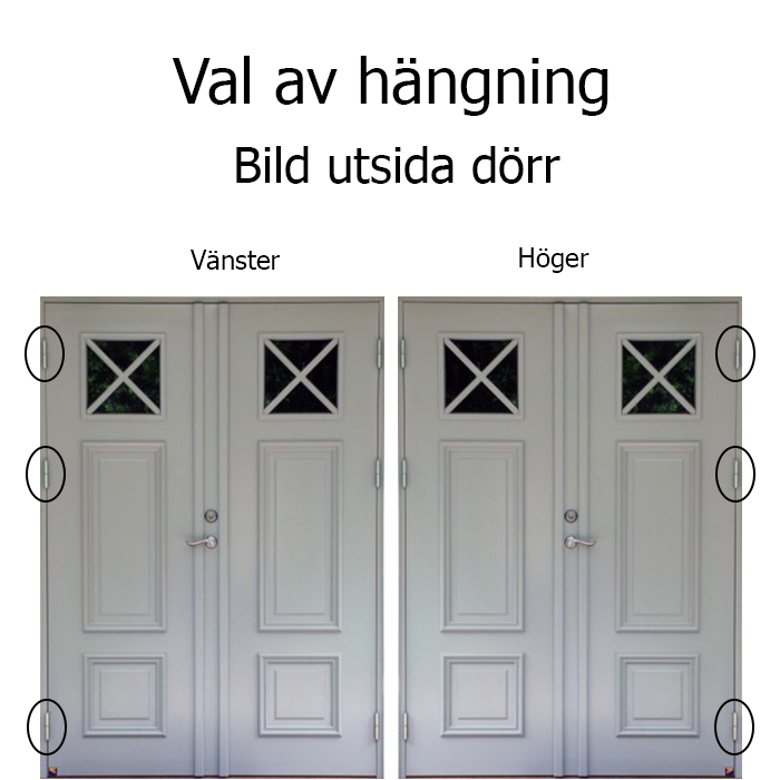 YD669P TF Osby parytterdörr - 2
