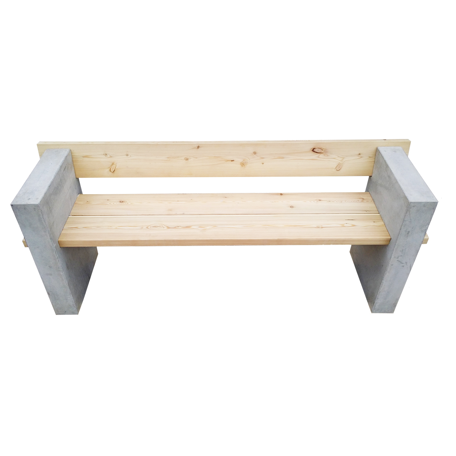 Parkbänk betong Hyacint, Sitthöjd 45 cm - 3