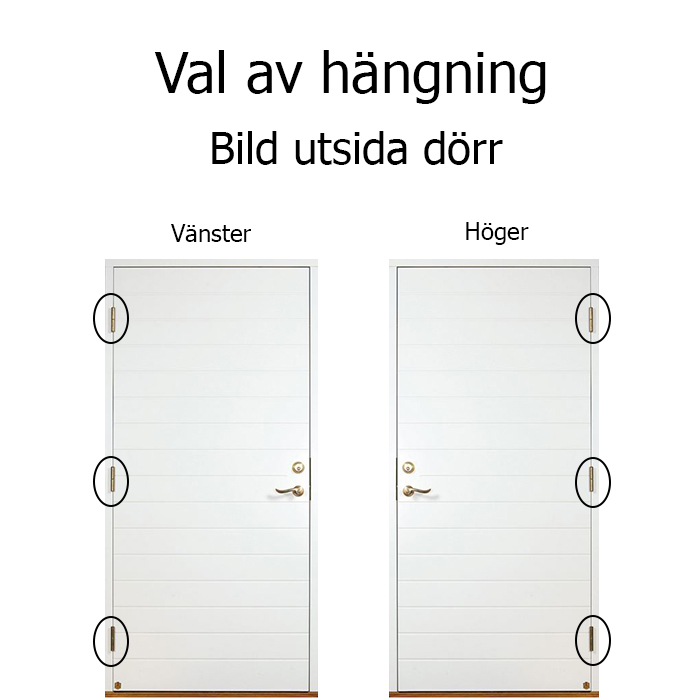 Överboda tät Leksandsdörren ytterdörr - 3