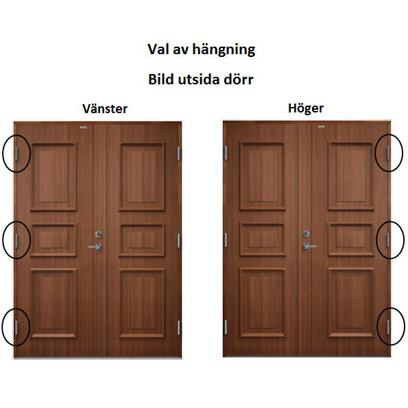 Elvira tät Konstteak Diplomat parytterdörr - 2