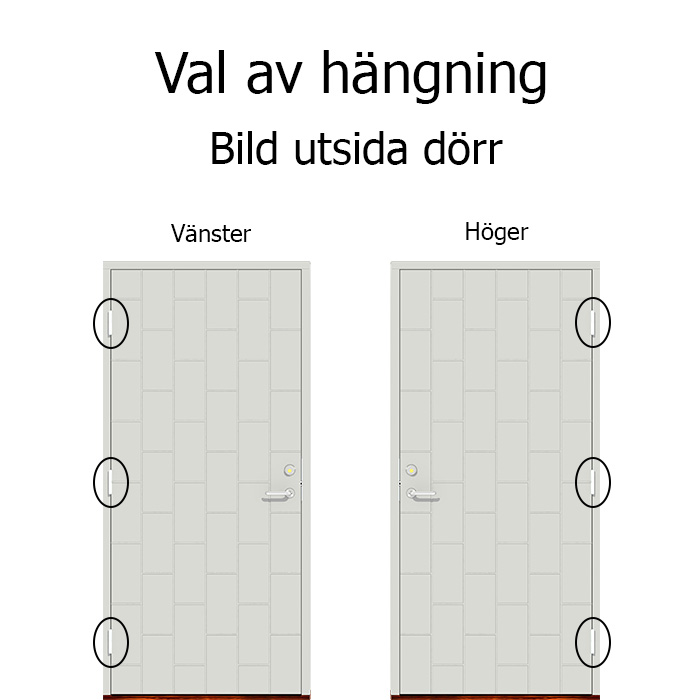 Rutebo tät Leksandsdörren ytterdörr - 3
