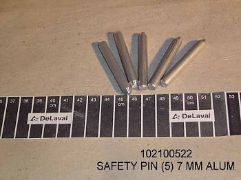Säkr.Pinne 5-Pack  7 Mm Alum