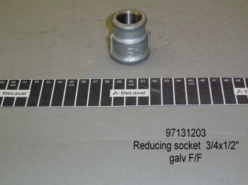 Reduceringsmuff 3/4X1/2" Galv Rsk 1236