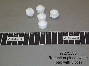 Reducering Vit  /5 st