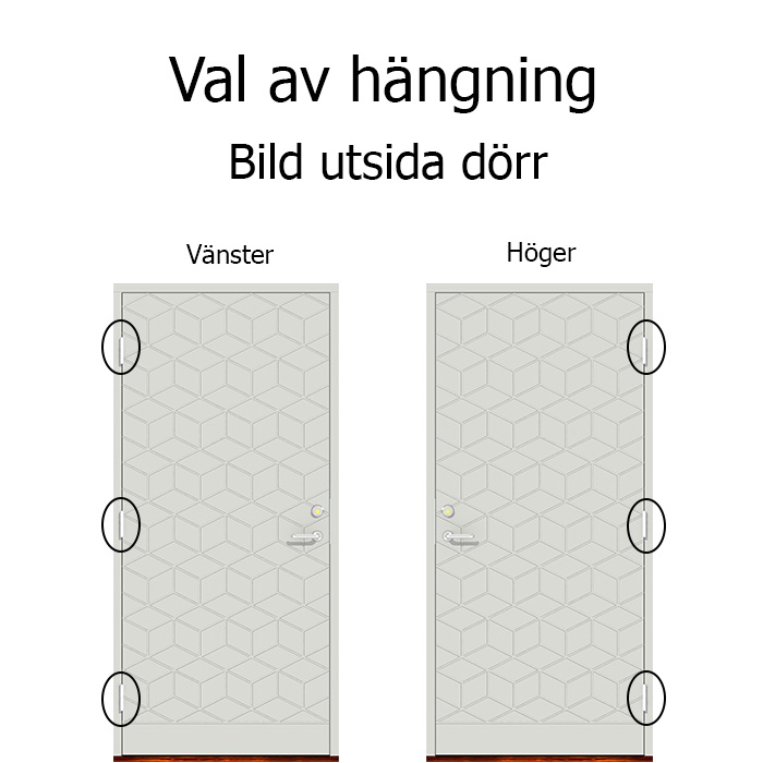 Heden tät Leksandsdörren ytterdörr - 4