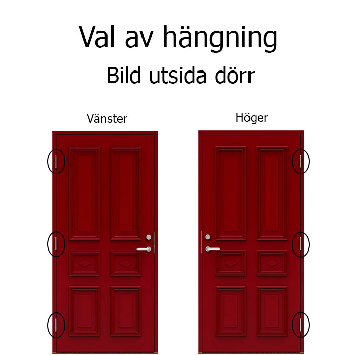 Edshult tät Leksandsdörren ytterdörr - 3