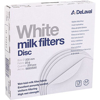 DeLaval silfilter D=200mm 200pack