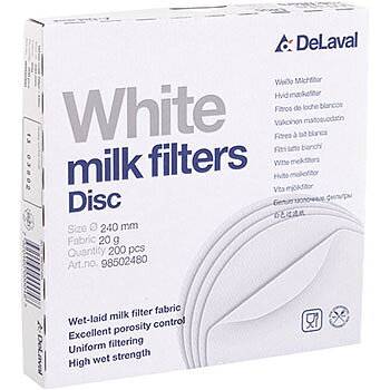 DeLaval silfilter D=240mm 200pack