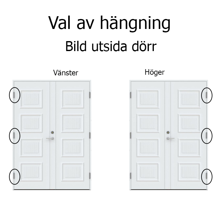 Signe tät Diplomat parytterdörr - 3