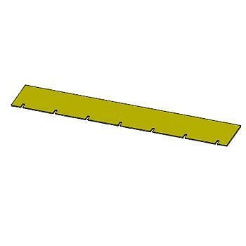 Skrapblad L=697 m skruv, sats 1,8m ränna