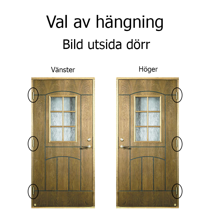 Solberga Teak Leksandsdörren ytterdörr - 3