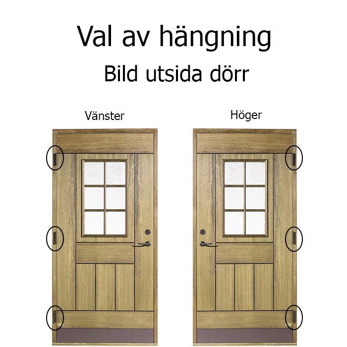 Tibble Teak Leksandsdörren ytterdörr - 3