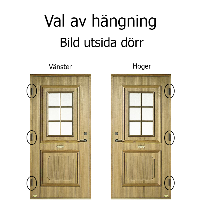 Hjortnäs Teak Leksandsdörren ytterdörr - 3