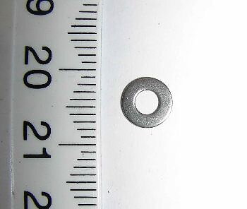 Bricka Din 125A 3,2X7 A4-70