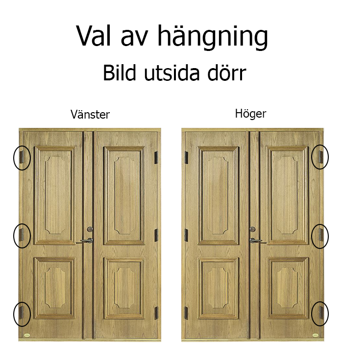 Hjortnäs tät Teak Leksandsdörren parytterdörr - 3