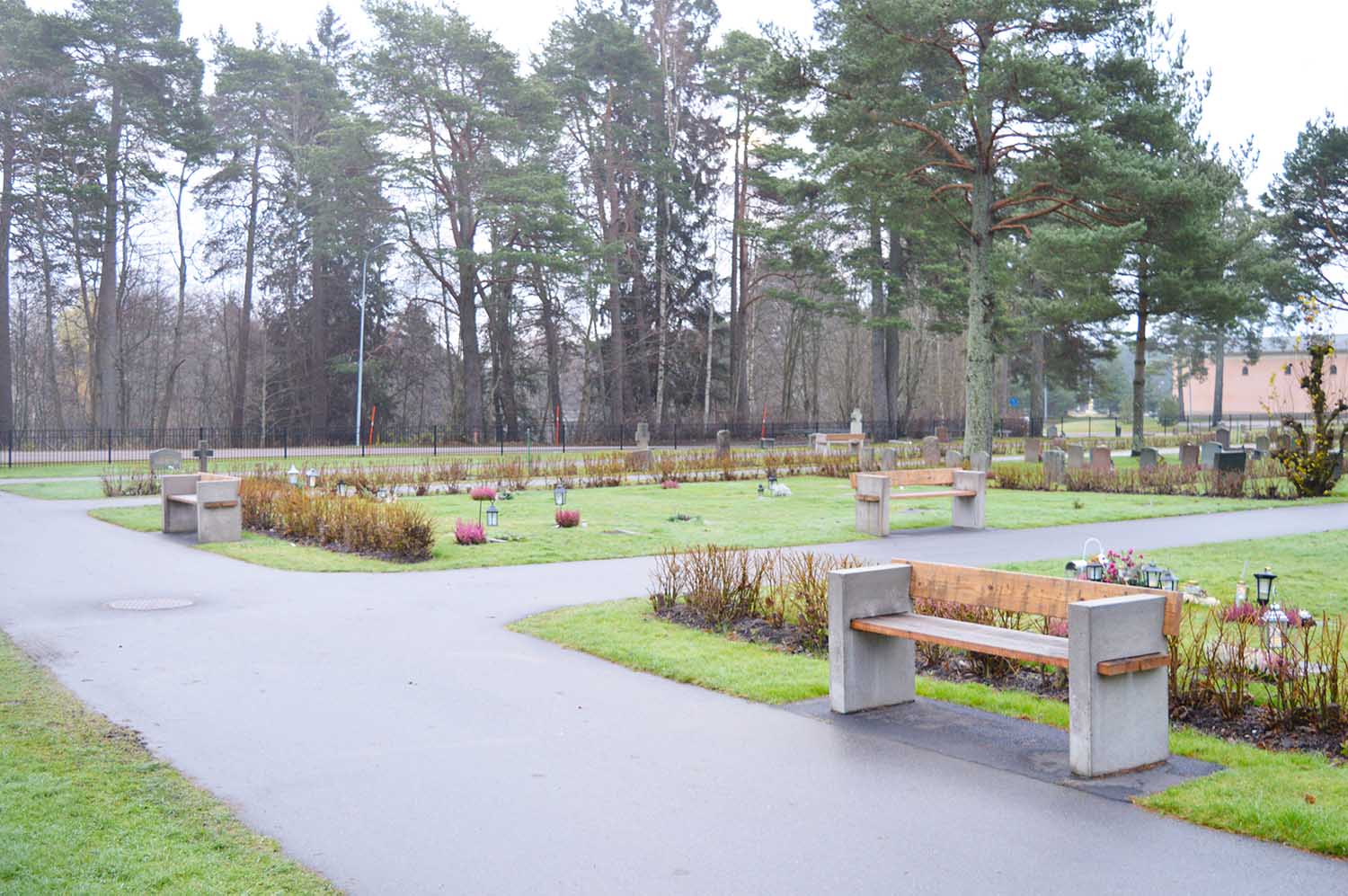 Parkbänkar