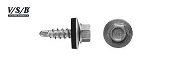 Överlappskruv aluminium