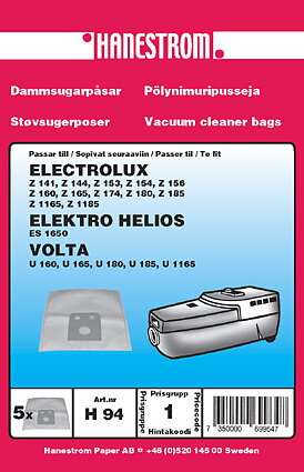 product-image DAMMSUGARPÅSAR HANESTROM H94, 5-PACK 