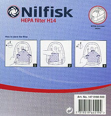 NILFISK EXTREME HEPA H14 FILTER