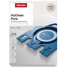 Miele dammsugarpåsar GN, HyClean Pure  med blå plastbricka