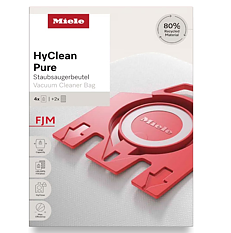 Miele dammsugarpåsar FJM,  HyClean Pure med röd plastbricka