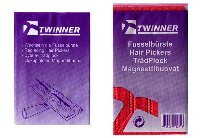 TWINNER PLYSCHREMSOR "RÖDA"  4st. - 2