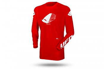 UFO Radial Slim Fit Jersey, Red