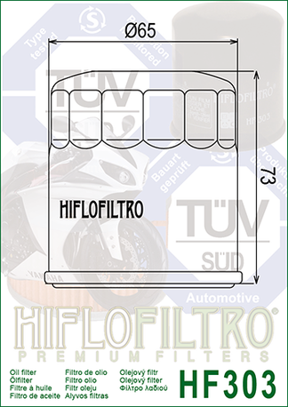 HiFlo oljefilter HF303 - 2