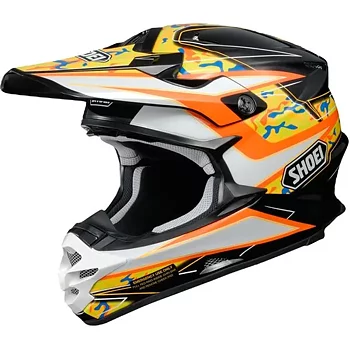 Shoei VFX-W Helmet - Turmoil TC8 Black/Orange