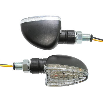 Universal LED blinkers, klar lins. E-märkt.