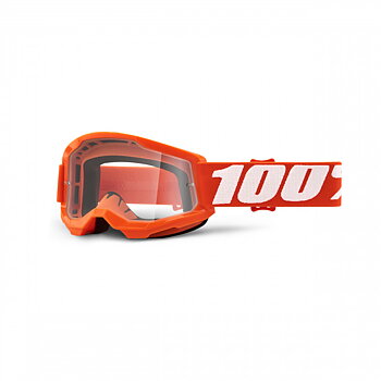 100%, STRATA 2 YOUTH GLASÖGON ORANGE - CLEAR LENS, BARN