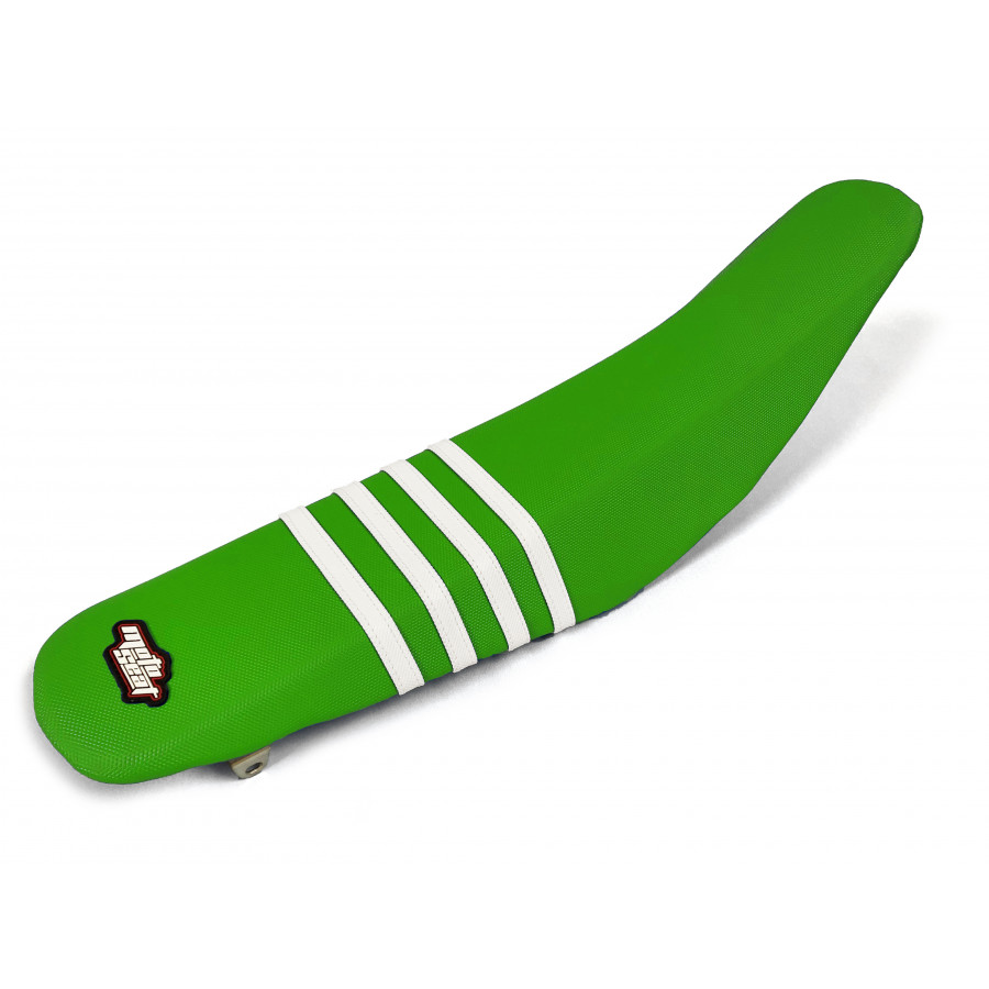 MOTO SEAT, ÖVERDRAG STRIPES, VIT GRÖN, KAWASAKI 16-18 KX450F