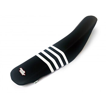 MOTO SEAT, ÖVERDRAG STRIPES, SVART VIT, SUZUKI 18-20 RM-Z450