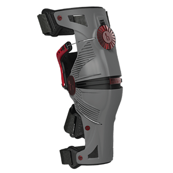 Mobius X8 Storm knäskydd grå/crimson