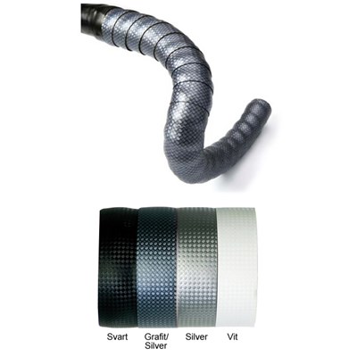 BBB Styrband Karbonstruktur Vit