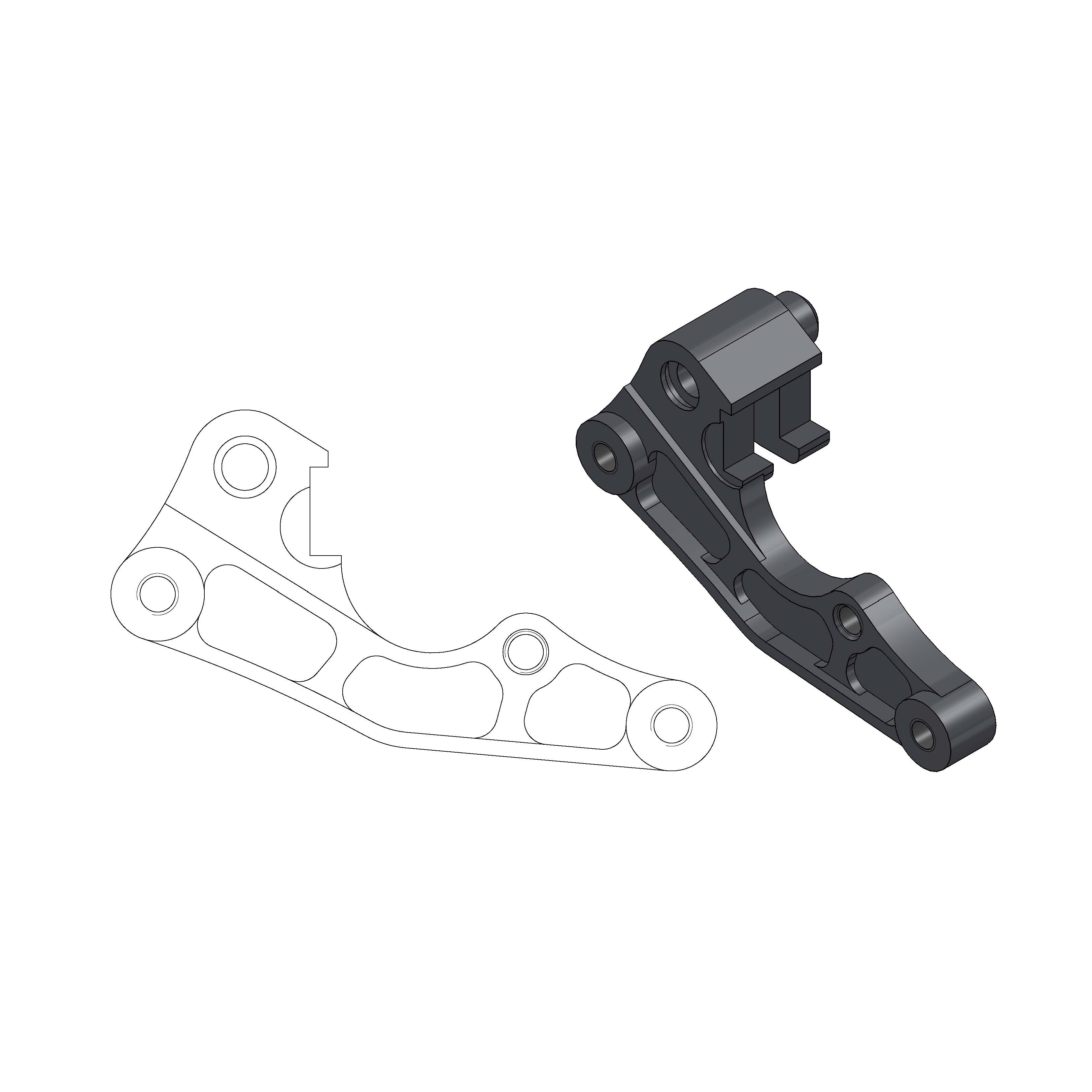 Adapter KX/KXF/RM/RMZ 125-450,  270mm skiva (behövs ej på KXF 2015) - 2