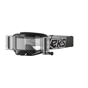 EKS Lucid Race Pack Goggle, Black/White