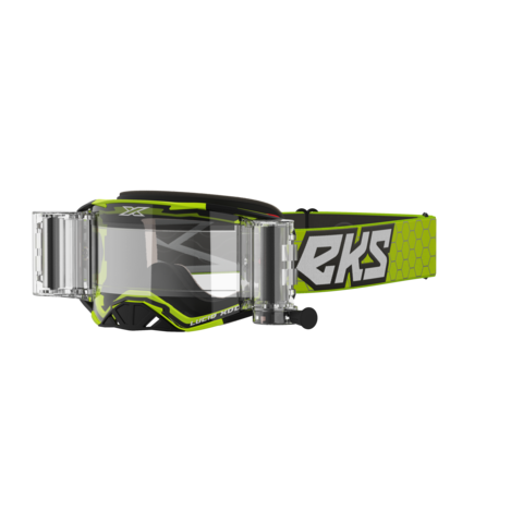 EKS Lucid Race Pack Goggle, Flo Yellow