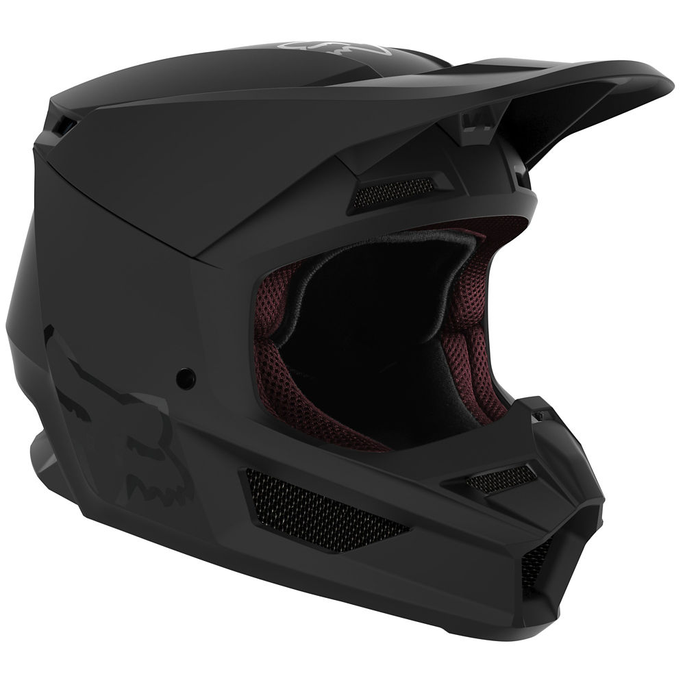 Fox V1 Matte svart Barn. - 2
