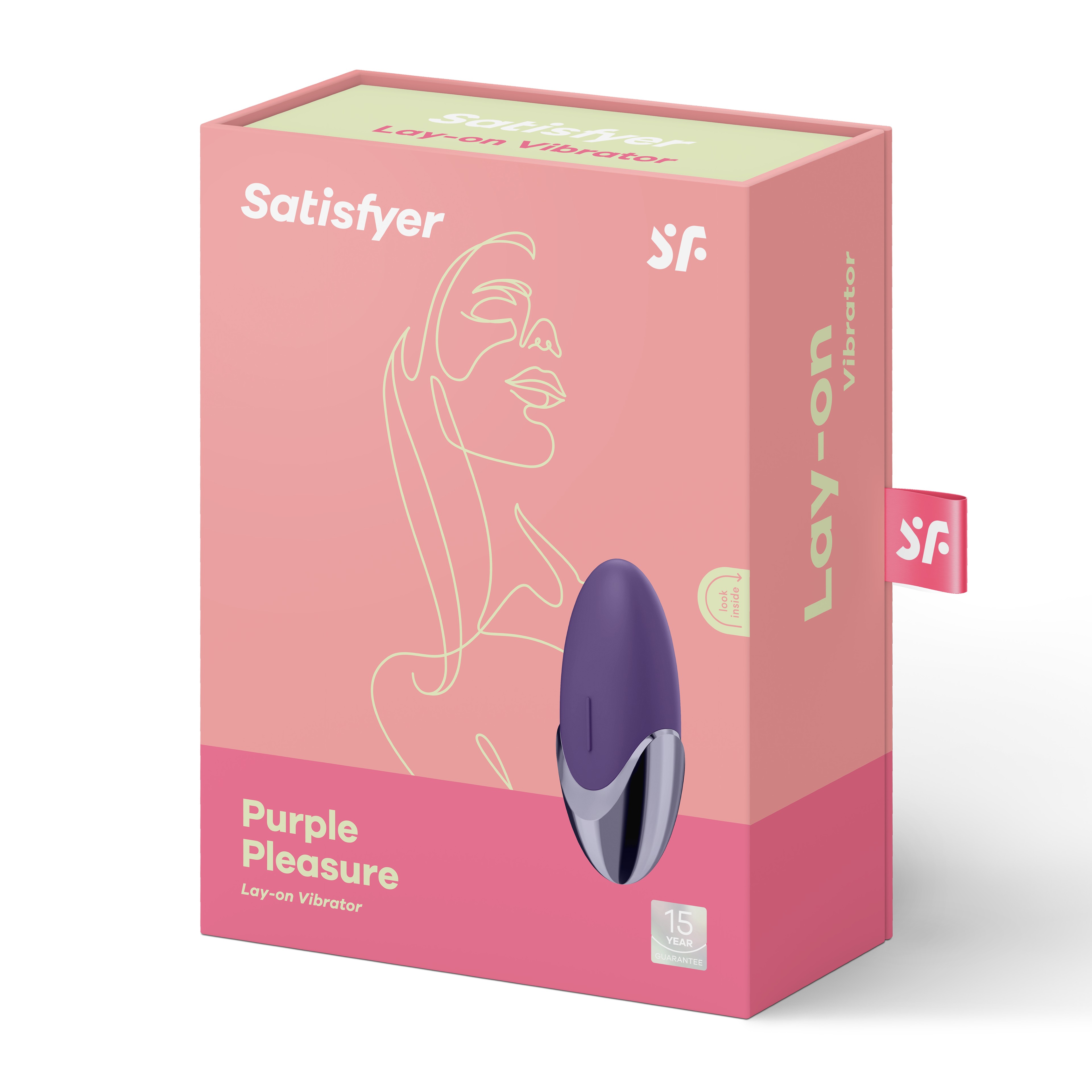 Satisfyer Purple Pleasure Lay-On Vibrator - 4